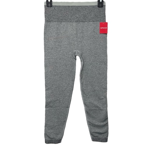 Spanx Women's Seamless Sculpt Leggings in Spacedye Cloudy Gray Size M - Picture 5 of 11